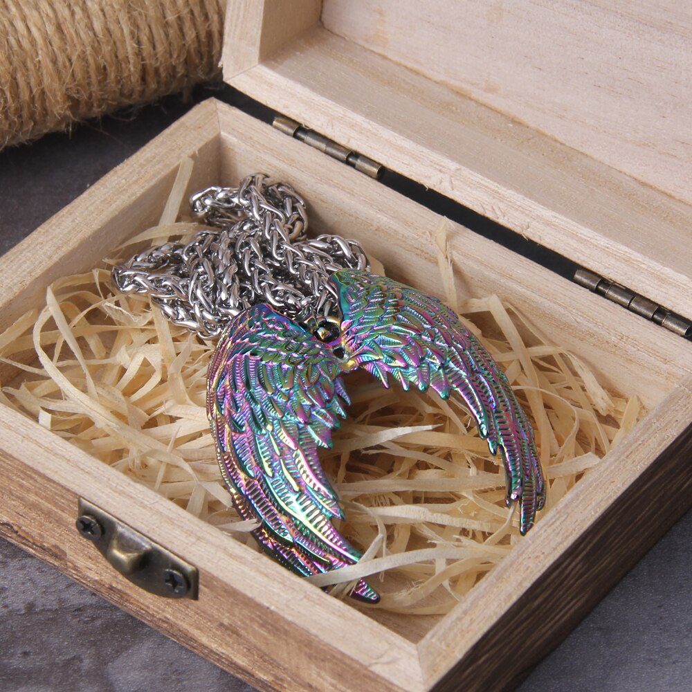 NORDIC WINGS PENDANT - STAINLESS STEEL