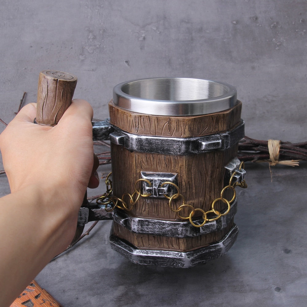 VIKING WOOD LINK DRINKING MUG