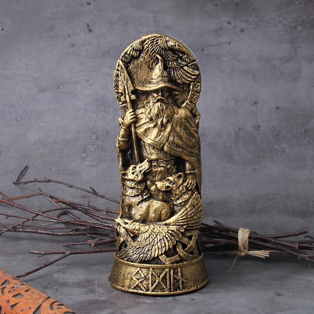 NORSE GODS & GODDESS STATUE - RESIN