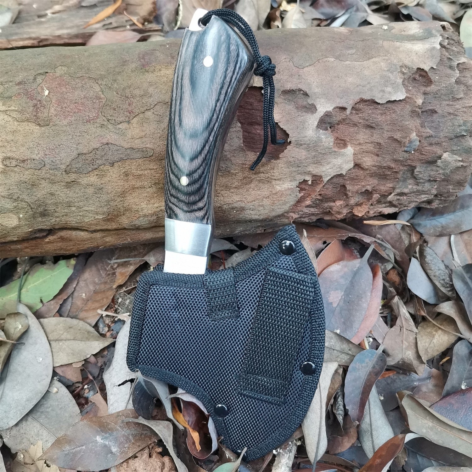 MINI SURVIVAL HATCHET - STAINLESS STEEL