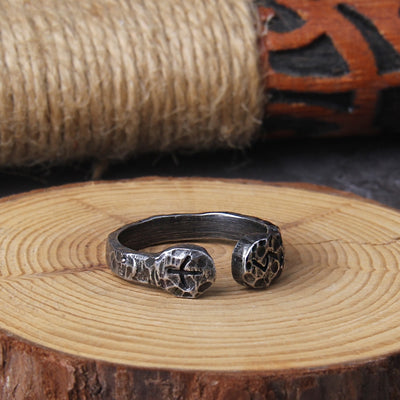 NORSE SIGN RING - STAINLESS STEEL