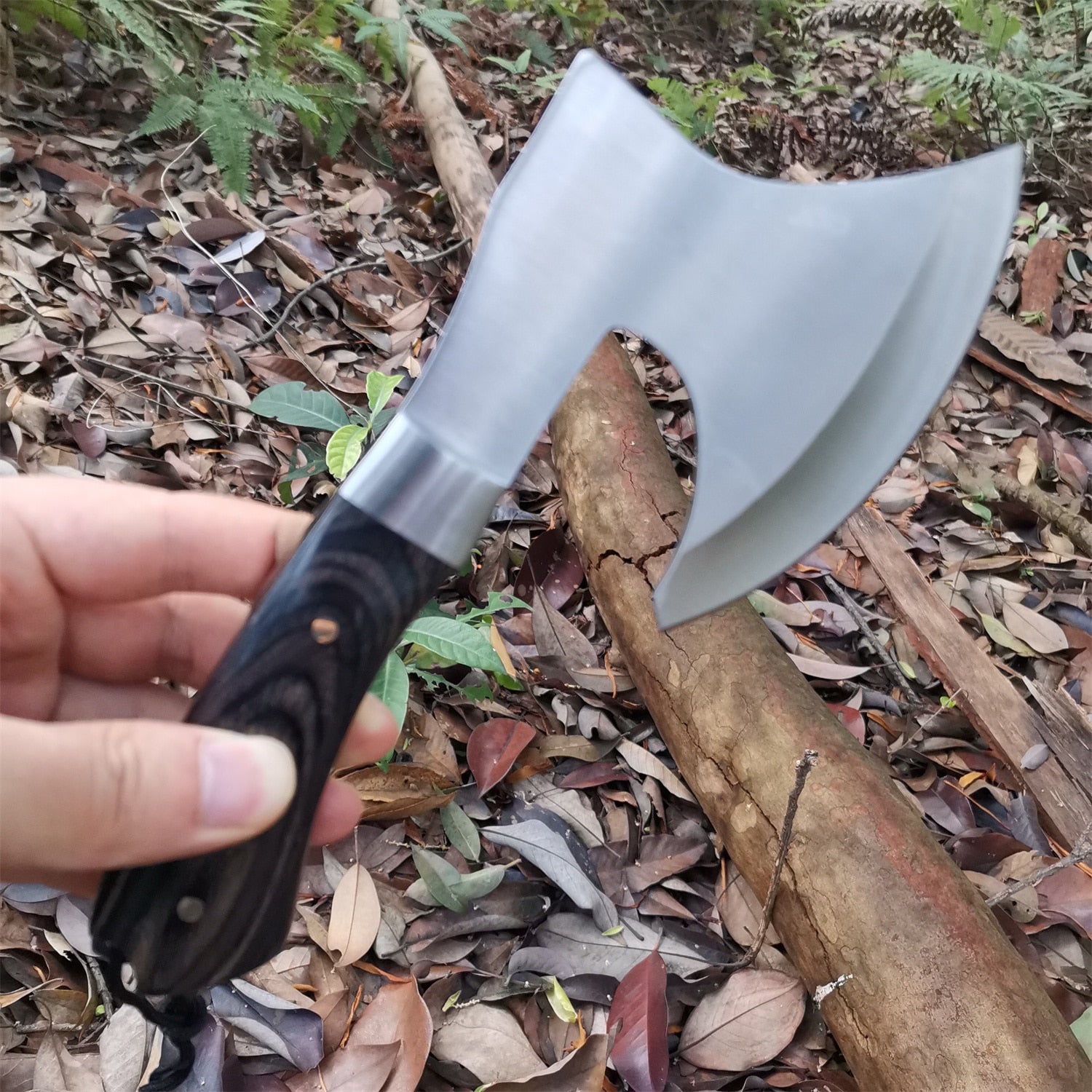 MINI SURVIVAL HATCHET - STAINLESS STEEL