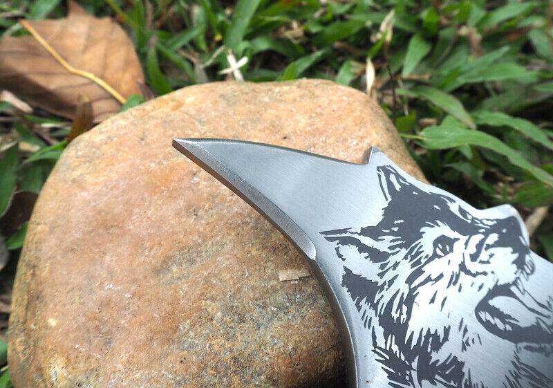 MODERN VIKING WOLF AXE - STAINLESS STEEL