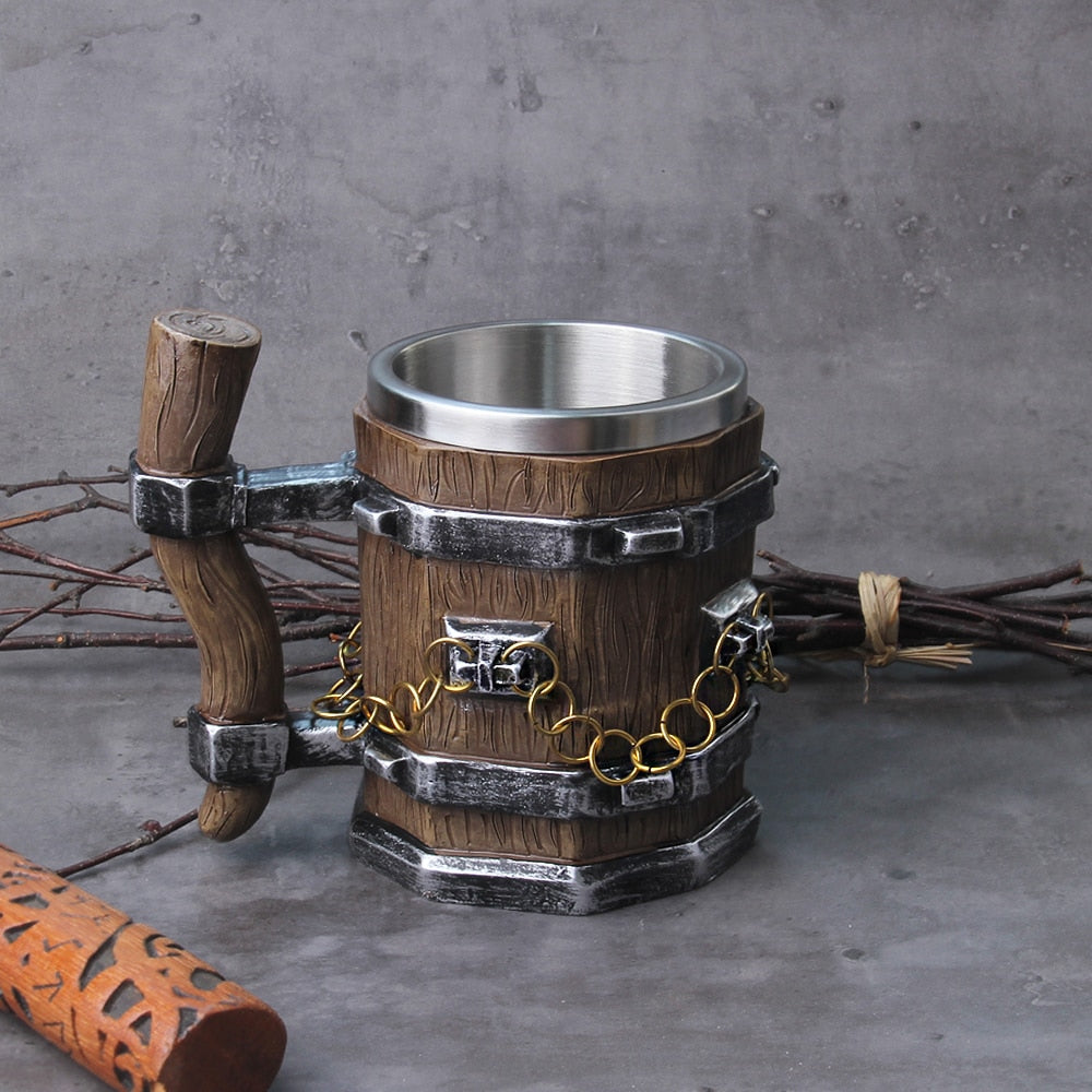 VIKING WOOD LINK DRINKING MUG