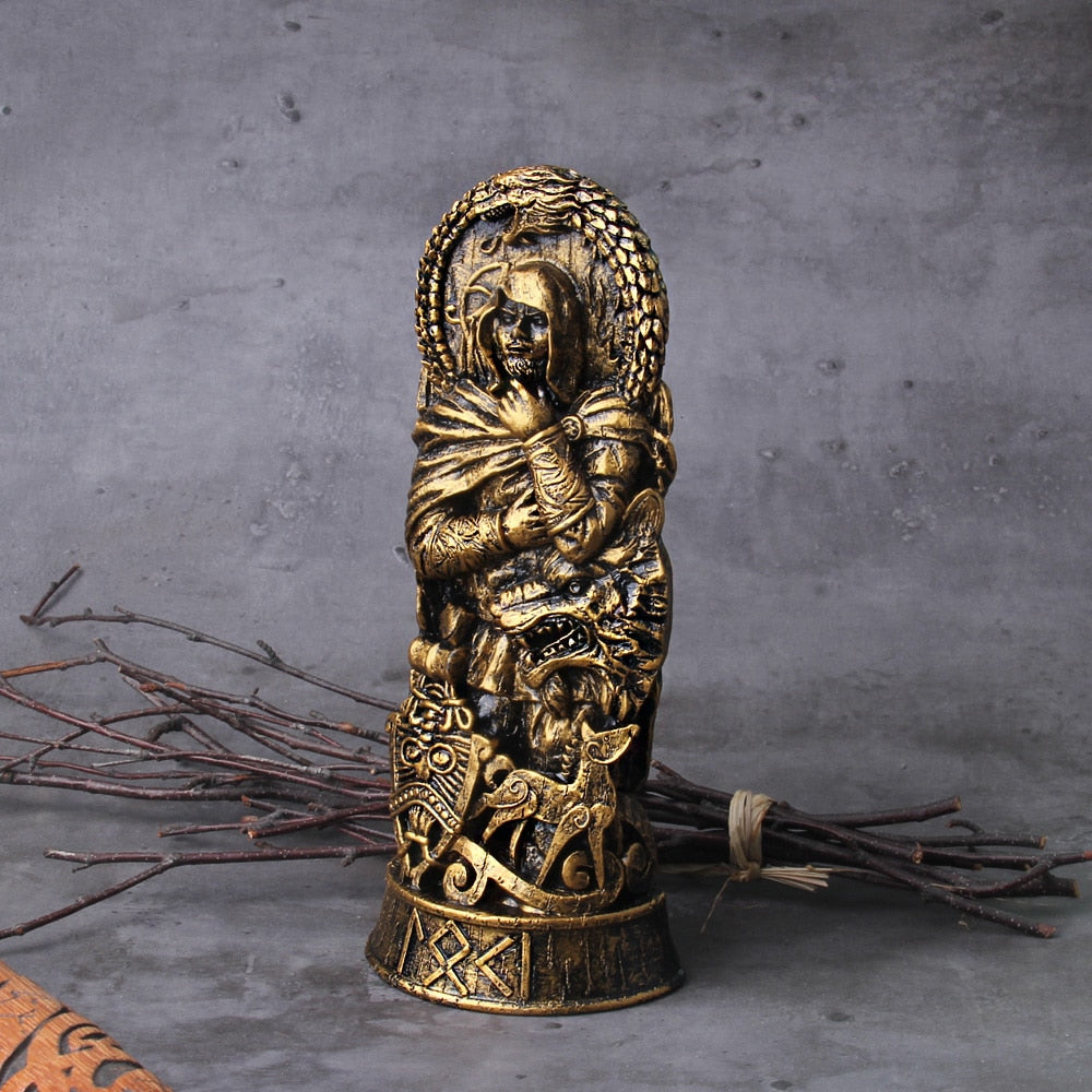 NORSE GODS & GODDESS STATUE - RESIN