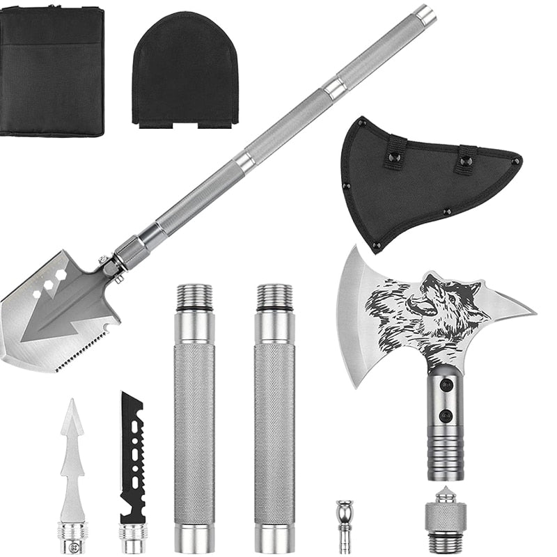 OMEGA SHOVEL-AXE WAIST KIT - STEEL