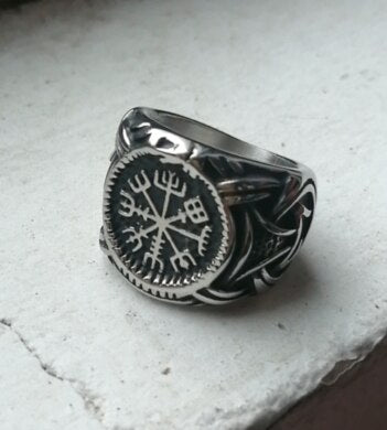 RING OF VEGVISIR - STAINLESS STEEL