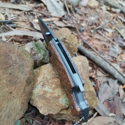 PORTABLE SURVIVAL KNIFE - STAINLESS STEEL