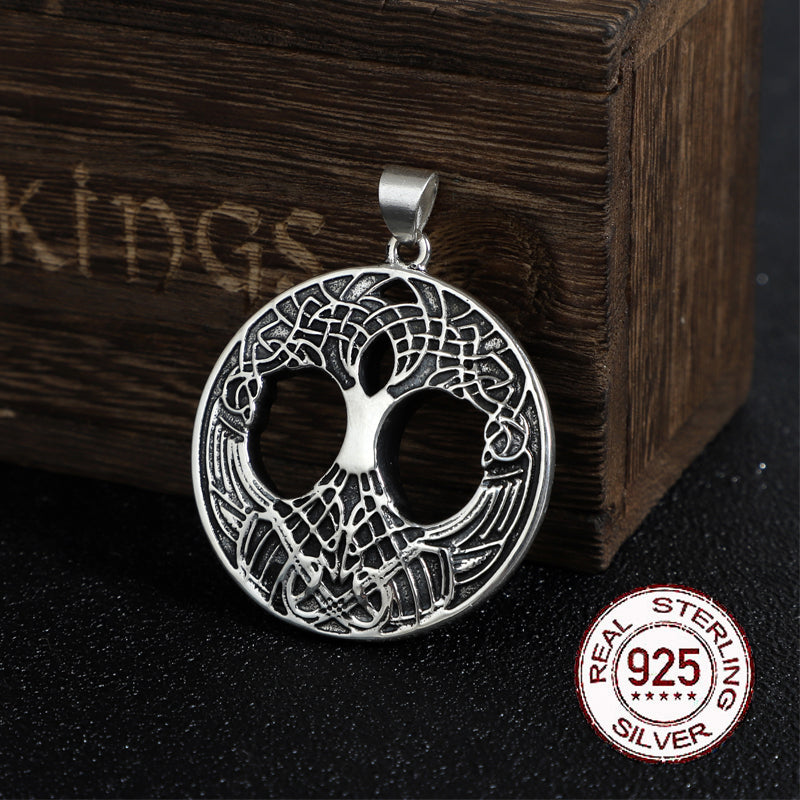 YGGDRASIL TRANSLUSCENT PENDANT- STERLING SILVER