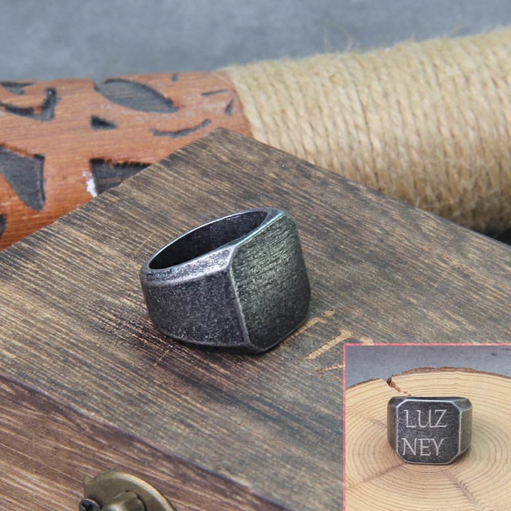 NORSE RUNIC RING VARIETY - STAINLESS STEEL