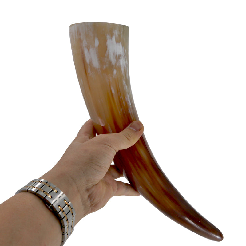 MUG HORN WITH CASE - BUFFALO HORN