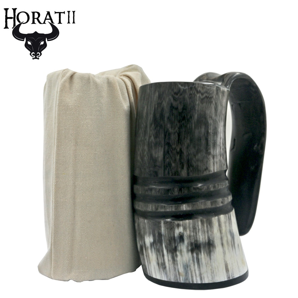 NATURAL SVARTR COLOR MUG- BUFFALO HORN