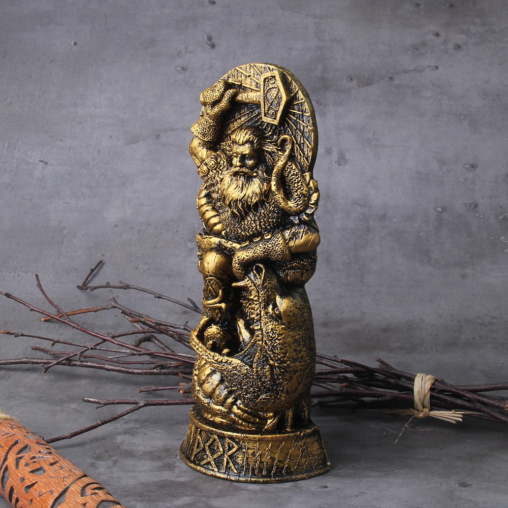 NORSE GODS & GODDESS STATUE - RESIN