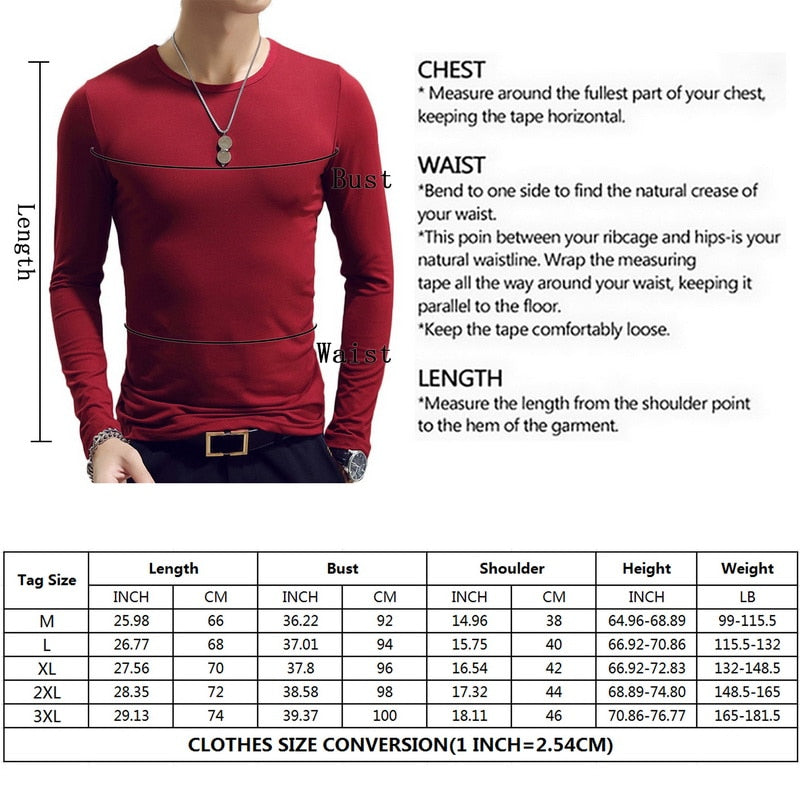 SLIM FIT LONG SLEEVE - POLYESTER