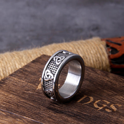 CELTIC KNOT RING - STAINLESS STEEL