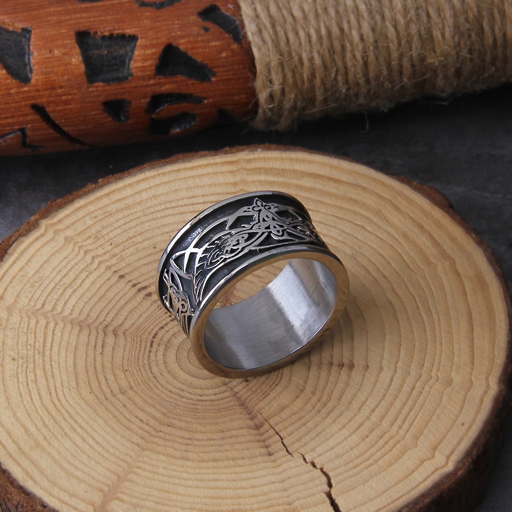 SOARING RAVEN - STAINLESS STEEL