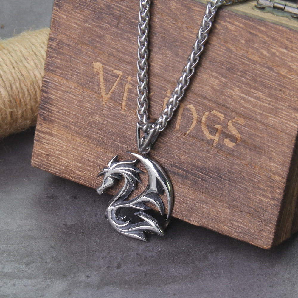 DRAGOON PENDANT - STAINLESS STEEL