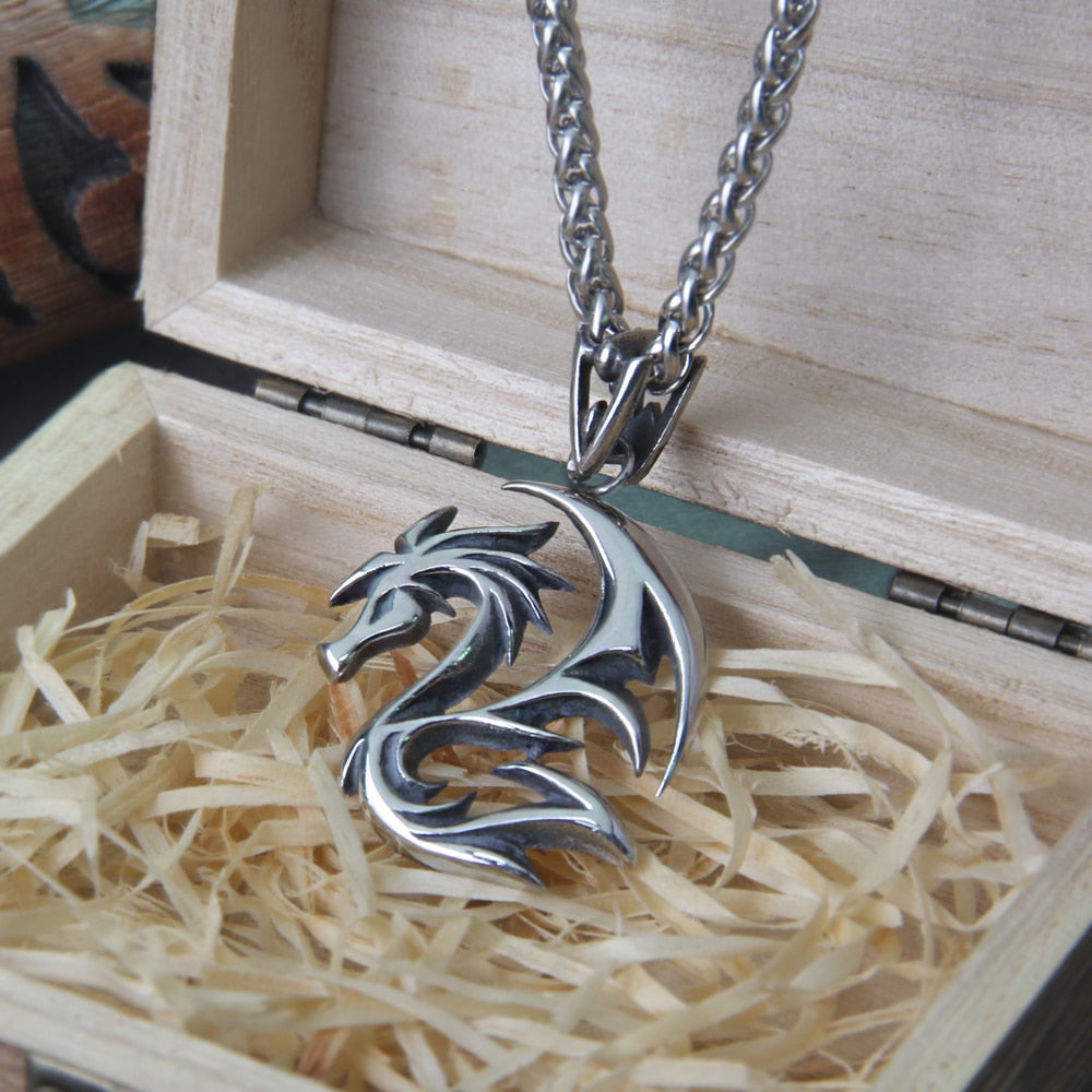 DRAGOON PENDANT - STAINLESS STEEL