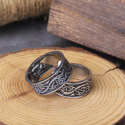 DRAGONS BLESSING RING - STAINLESS STEEL