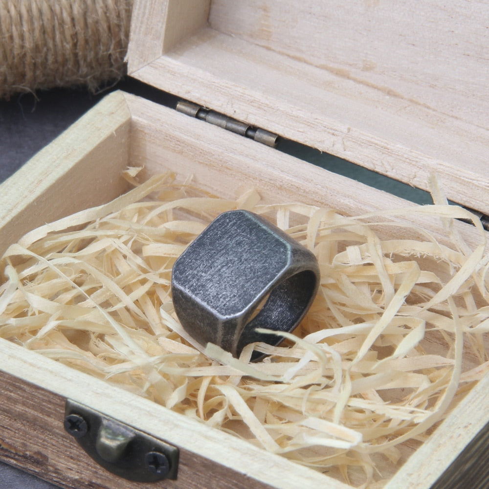 NORSE RUNIC RING VARIETY - STAINLESS STEEL