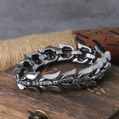 OUROBOROS LOOPED CHAIN - STAINLESS STEEL
