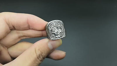 GODDESS OF DEATH HEL RING- STAINLESS STEEL