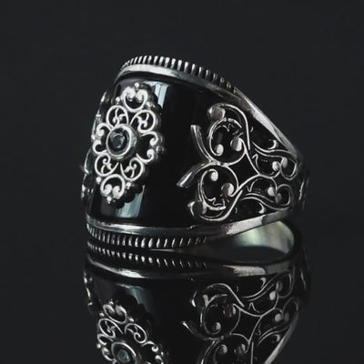 TRIAGE RING - STERLING SILVER