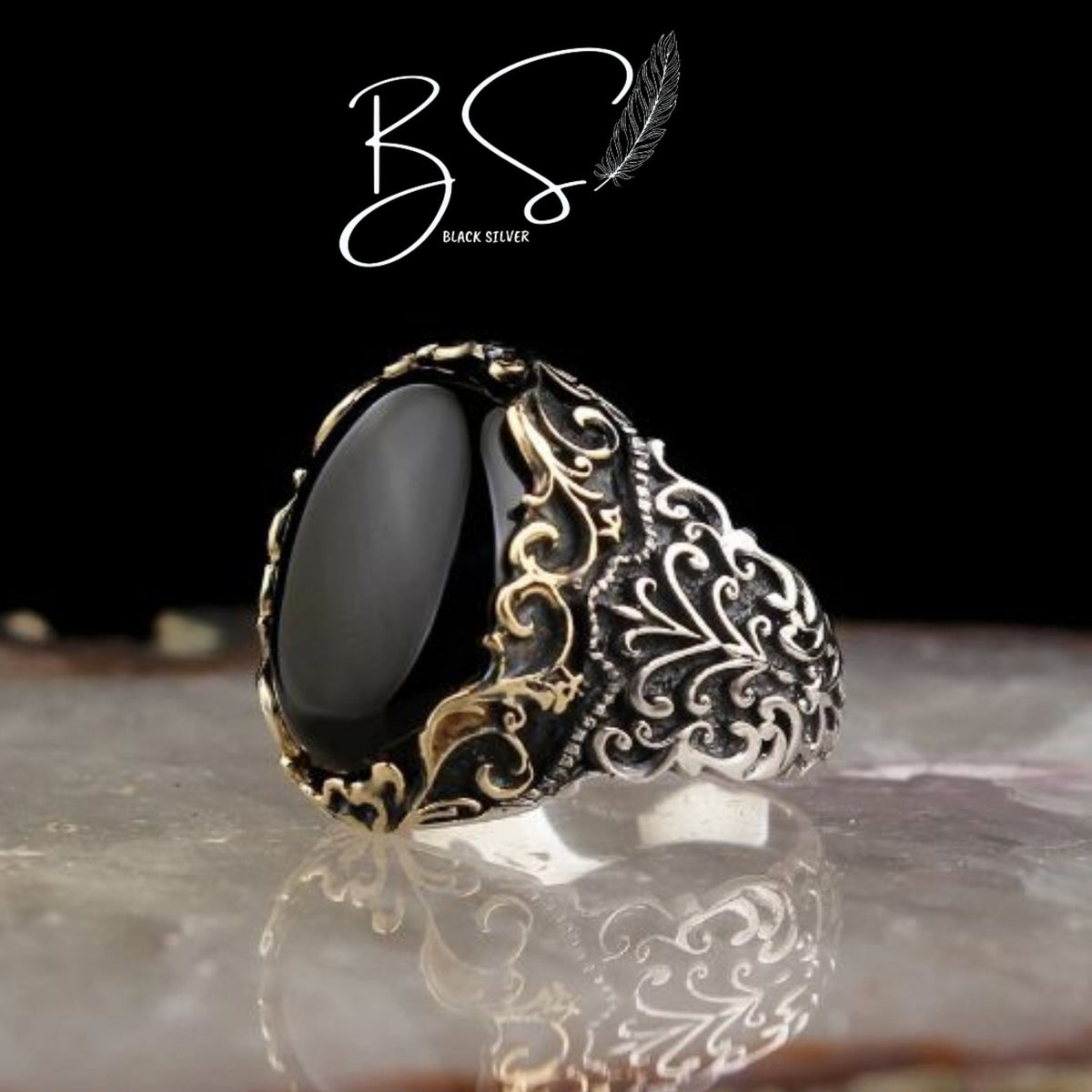SHADOWSHARD RING - STERLING SILVER