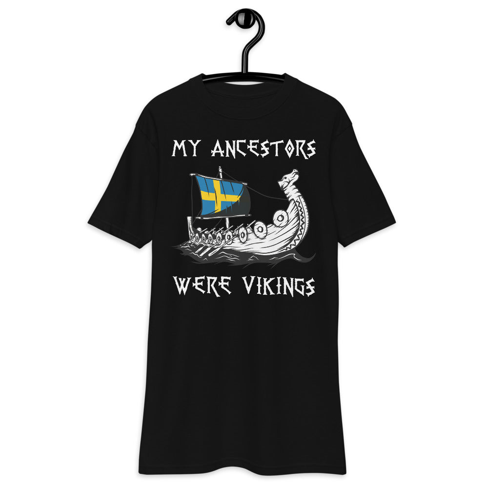 MY ANCESTORS WERE VIKINGS HEAVYWEIGHT TEE