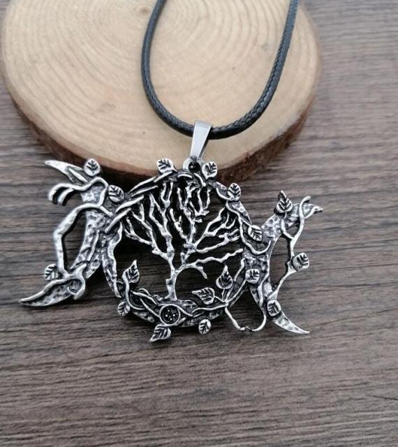 TREE OF LIFE VARIANTS  PENDANT- MOON RITUAL - Forged in Valhalla