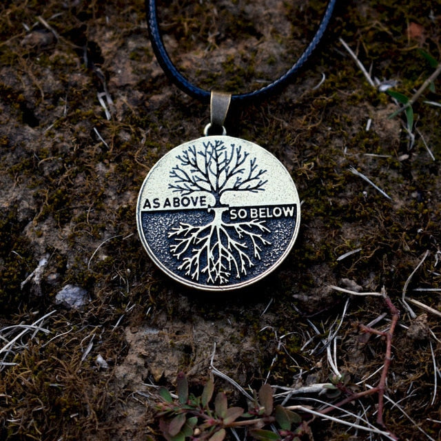 TREE OF LIFE VARIANTS  PENDANT- MOON RITUAL - Forged in Valhalla