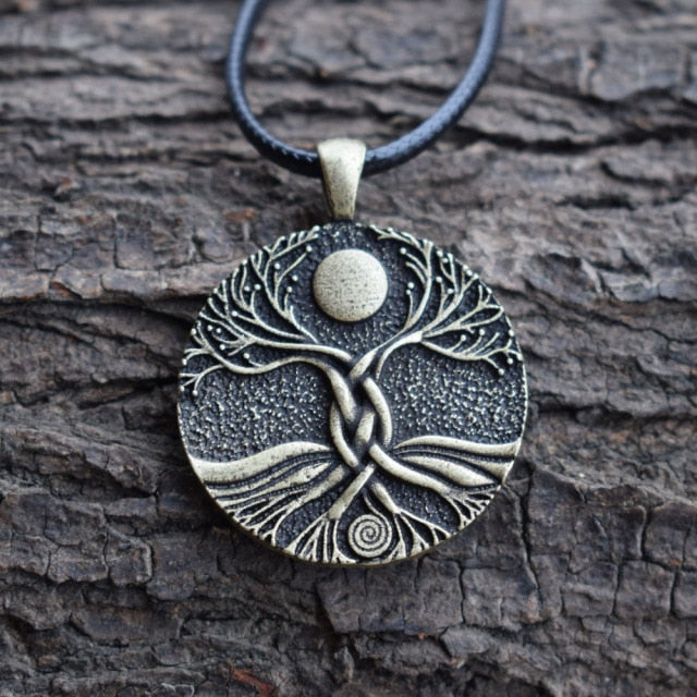 TREE OF LIFE VARIANTS  PENDANT- MOON RITUAL - Forged in Valhalla