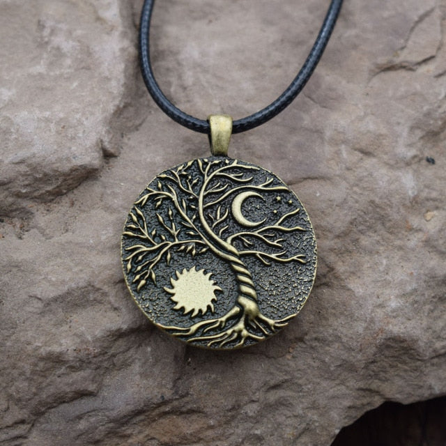 TREE OF LIFE VARIANTS  PENDANT- MOON RITUAL - Forged in Valhalla