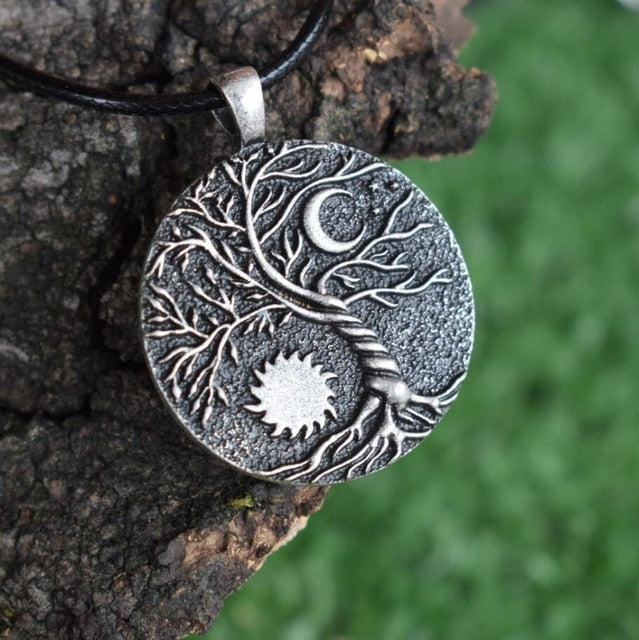 TREE OF LIFE VARIANTS  PENDANT- MOON RITUAL - Forged in Valhalla