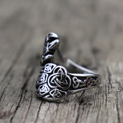 PAWS OF VELES RING - STAINLESS STEEL - Forged in Valhalla