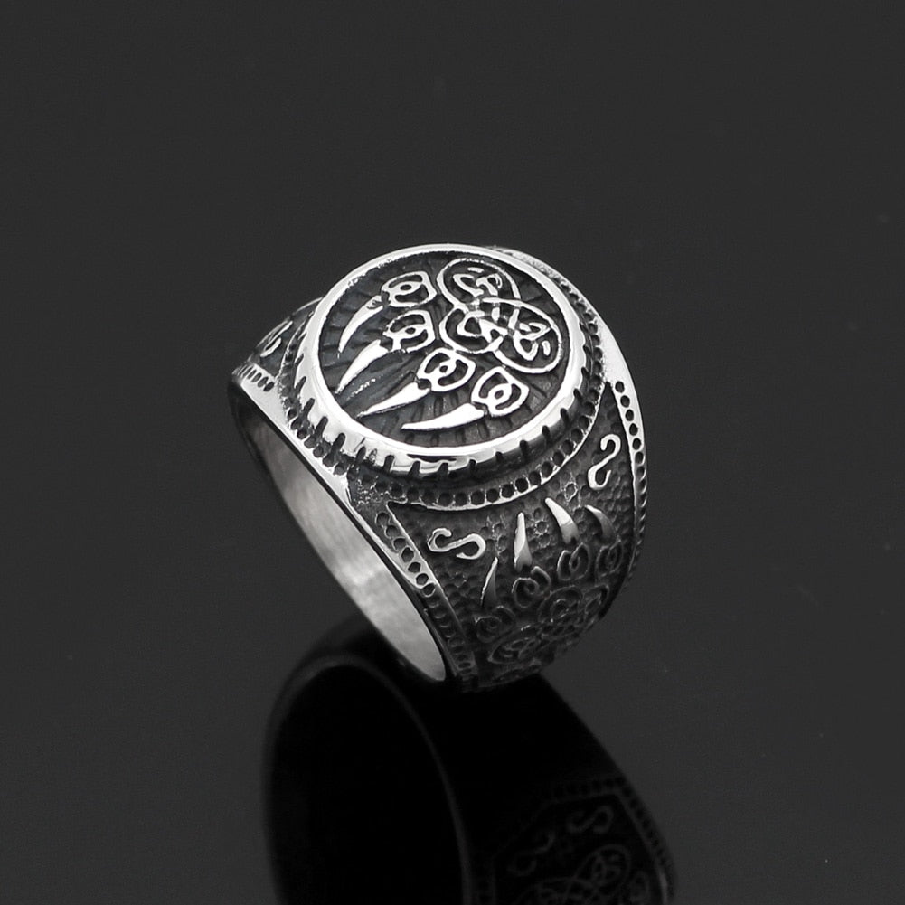 Buy Large signet ring engraved sign ring monogram Zoe Lev jewelry Online at  desertcartZimbabwe
