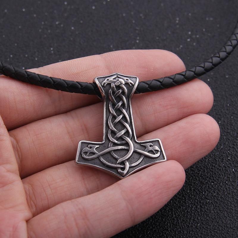 CELTIC TRISKELE THOR'S HAMMER - STAINLESS STEEL - Forged in Valhalla