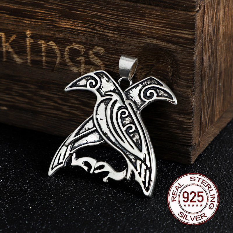 TEIN RAVENS - STERLING SILVER