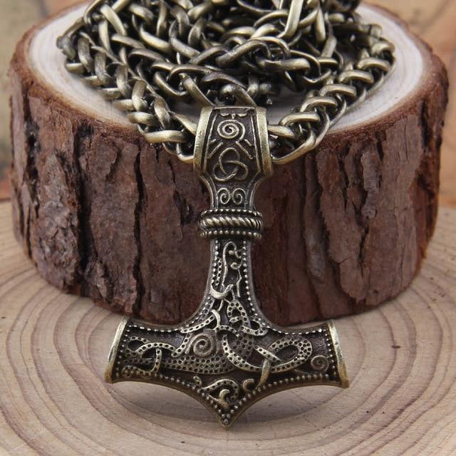 ORNAMENTAL THOR'S HOARD MJÖLNIR - STAINLESS STEEL - Forged in Valhalla