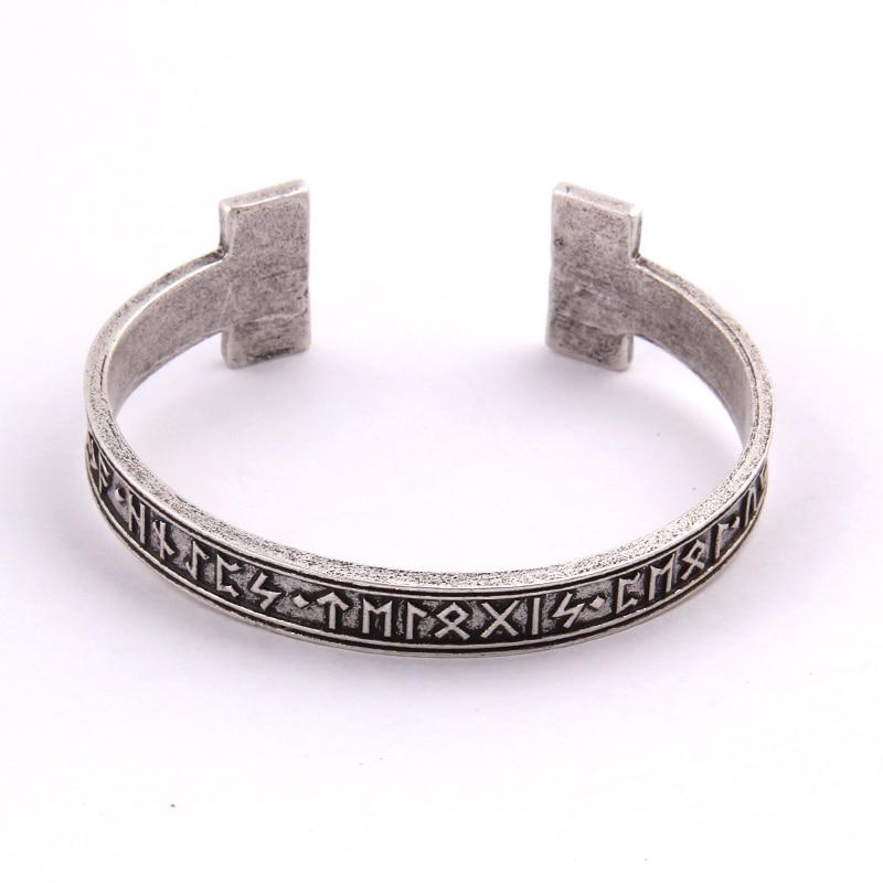 VIKING RUNIC BANGLE - Forged in Valhalla