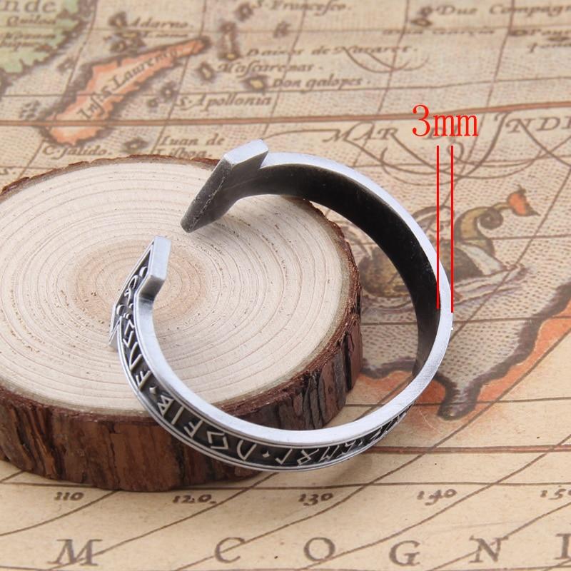 VIKING RUNIC BANGLE - Forged in Valhalla