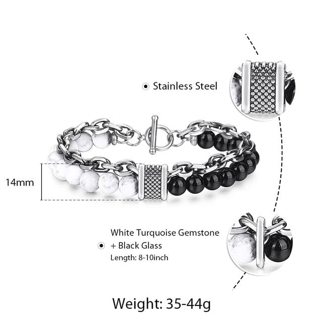 DUALITY BEADS - STAINLESS STEEL VARIETY