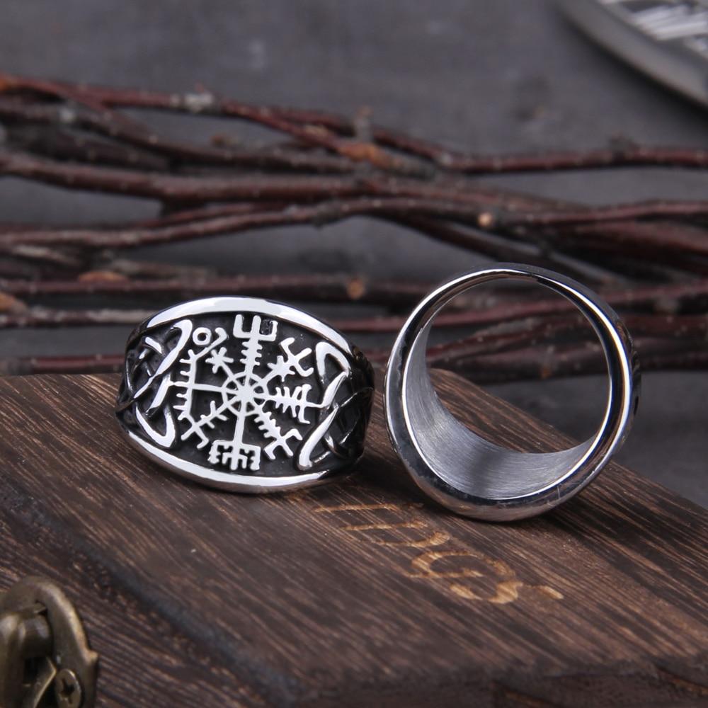 CELTIC VEGVISIR RING - STAINLESS STEEL - Forged in Valhalla