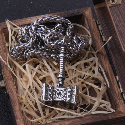 MODERN THORS HAMMER OF THUNDER- STAINLESS STEEL - Forged in Valhalla