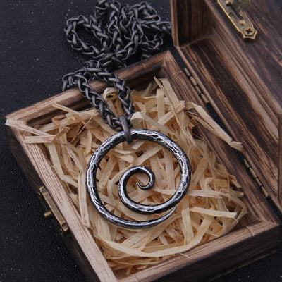CELTIC SPIRAL KNOT PENDANT- STAINLESS STEEL - Forged in Valhalla