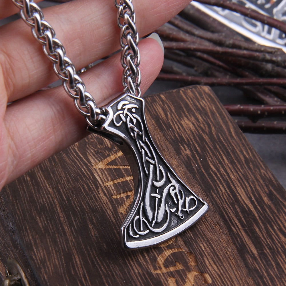 VIKING WARRIOR BERZERKERS BLADE PENDANT- STAINLESS STEEL - Forged in Valhalla