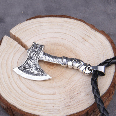 FENRIR\ODINS RAVEN VIKING AXE- STAINLESS STEEL. - Forged in Valhalla