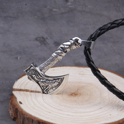 FENRIR\ODINS RAVEN VIKING AXE- STAINLESS STEEL. - Forged in Valhalla