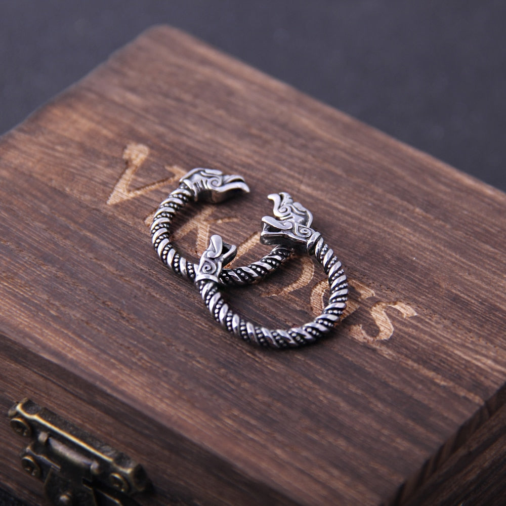 SNAKE WAY RING- STAINLESS STEEL