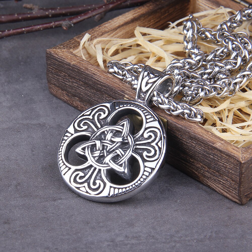 VIKING TRIQUETRA(CELTIC KNOT)PHYSICAL,SPIRITUAL, AND CELESTIAL- STAINLESS STEEL - Forged in Valhalla